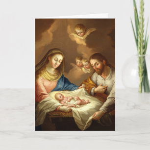 "La Natividad" kundenspezifische Grußkarte Feiertagskarte
