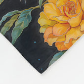 La Niña Blanca Santa Muerte Fleecedecke (Ecke)