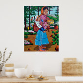 La Niña Tarahumara Poster (Küche)