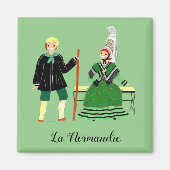 La Normandie, Frankreich Magnet (Vorne)