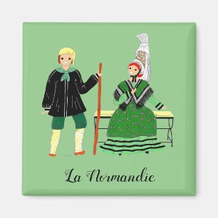 La Normandie, Frankreich Magnet