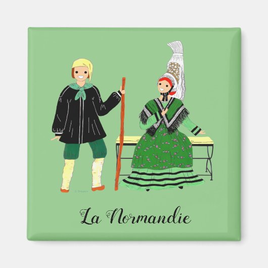 La Normandie, Frankreich Magnet (Vorne)