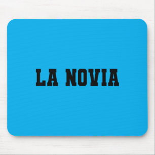 La Novia Braut passend Novio Bräutigam Junggeselli Mousepad
