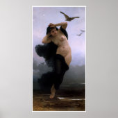 La Nuit William-Adolphe Bouguereau Poster (Vorne)