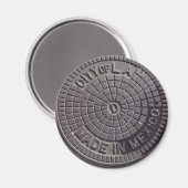 LA Origins Rd Magnet (Vorderseite/Rückseite)