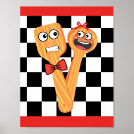 la pala y cuchara, Küche Poster