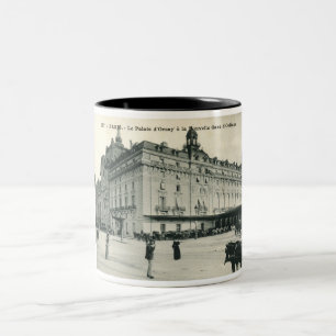 La Palais d'Orsay Paris 1908 Vintag Zweifarbige Tasse