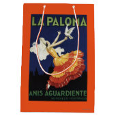 La Paloma - Anis Aguardiente fördernd Mittlere Geschenktüte (Rückseite)