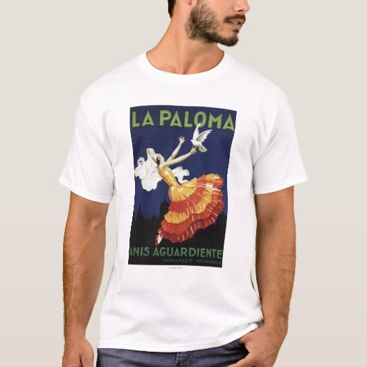 La Paloma - Anis Aguardiente fördernd T-Shirt (Vorderseite)