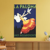 La Paloma - Anis Aguardiente Leinwanddruck (Insitu (Wohnzimmer))