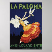 La Paloma - Anis Aguardiente Poster (Vorne)
