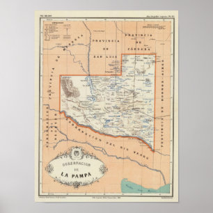 La Pampa, Argentinien Poster