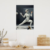 LA PARADE DU PENTATHLÈTE (Pfingstpartei) Poster (Küche)