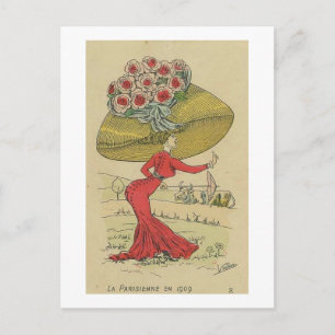 La Parisienne Postkarte