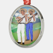 ¡La Parranda Navideña! Silbernes Ornament (Links)