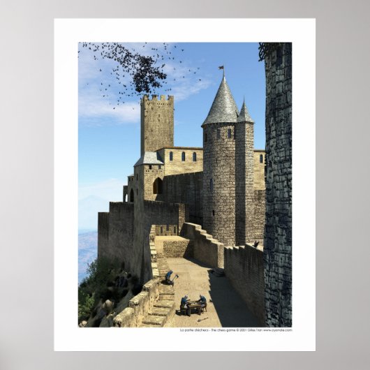 La partie d'échecs - Das Schachspiel Poster (Vorne)