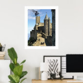 La partie d'échecs - Das Schachspiel Poster (Heimbüro)