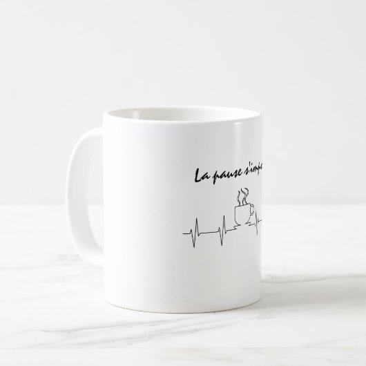 La pause s'impose kaffeetasse (Vorderseite Links)