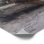 La Paye des Moissonneurs – Lhermitte, 1882 Poster (Ecke)