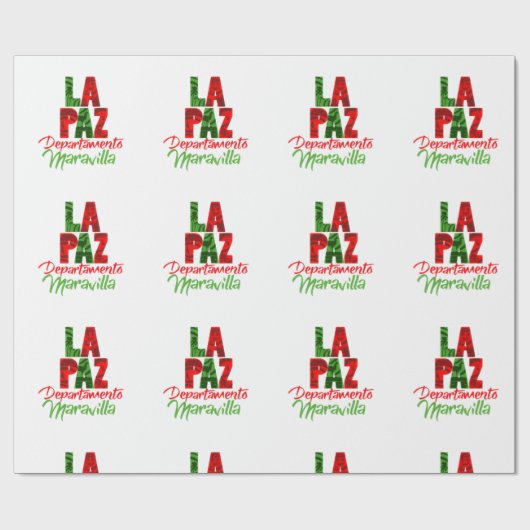 La Paz Abteilung Wunder Geschenkpapier (Flach)