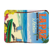 La Paz Baja California Sur Mexico Reiseplakat Magnet (Horizontal)