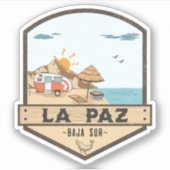 La Paz Baja California Sur Mexiko Aufkleber (Vorderseite)