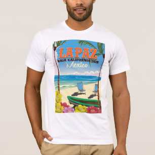La Paz Baja California Sur Mexiko Reiseplakat T-Shirt