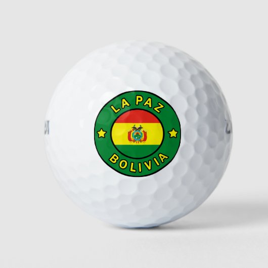 La Paz Bolivia Golfball (Vorderseite)