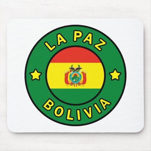 La Paz Bolivia Mousepad (Vorne)