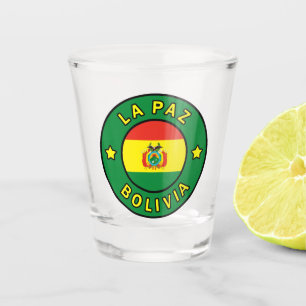 La Paz Bolivia Schnapsglas