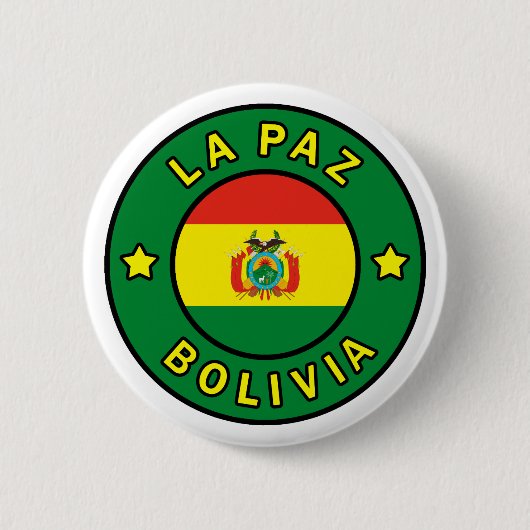La Paz Bolivien Button (Vorderseite)