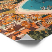 La Paz Bolivien Illustration Kunst, Dichtung und M Poster (Ecke)