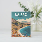 La Paz Bolivien Illustration Kunst, Dichtung und M Postkarte (Stehend Vorderseite)