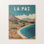 La Paz Bolivien Illustration Kunst, Dichtung und M Puzzle<br><div class="desc">La Paz retro Vektor Reise Design. La Paz,  die Stadt mit der höchsten Hauptstadt der Welt,  ist eine pulsierende andalusische Metropole,  die für ihre atemberaubende Aussicht auf die Berge,  die farbenfrohen Märkte und die einzigartige Seilbahn bekannt ist.</div>