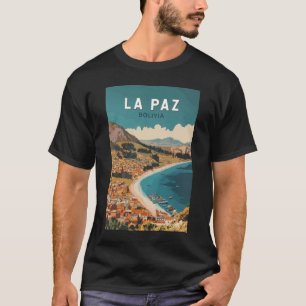 La Paz Bolivien Illustration Kunst, Dichtung und M T-Shirt