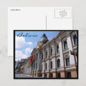 la paz bolivien postkarte (Vorne/Hinten)