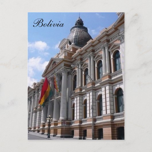 la paz bolivien postkarte (Vorderseite)