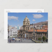 La Paz, Bolivien Postkarte (Vorne/Hinten)