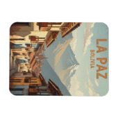 La Paz Bolivien Reise Magnet (Horizontal)