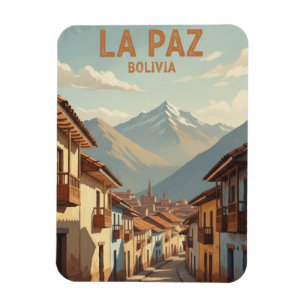 La Paz Bolivien Reise Magnet