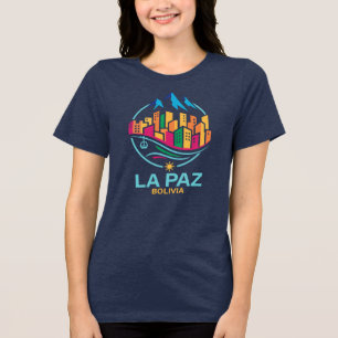 La Paz Bolivien Südamerika Tri-Blend Shirt