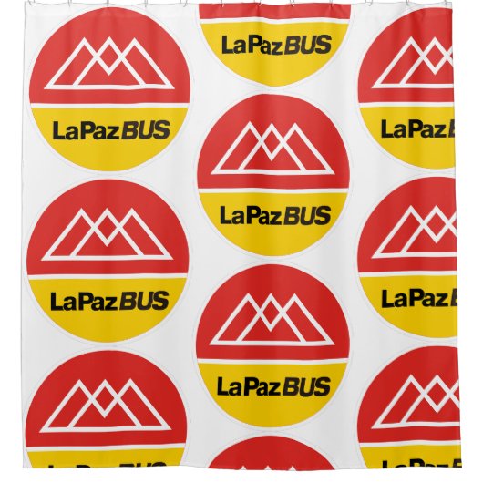 La-Paz-Bus Duschvorhang (Vorderseite)