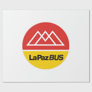 La-Paz-Bus Geschenkpapier