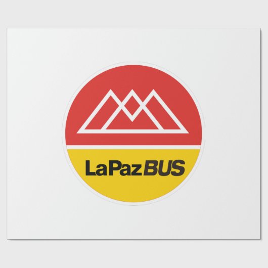 La-Paz-Bus Geschenkpapier (Flach)