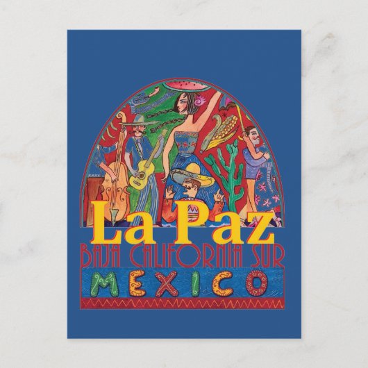 LA PAZ Mexico Postcard Postkarte (Vorderseite)
