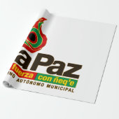 La Paz mit Kraft mit ñeq`e Geschenkpapier (Ungerollt)