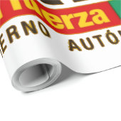 La Paz mit Kraft mit ñeq`e Geschenkpapier (Rolleneckpunkt)