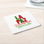 La Paz Souvenir Rechteckiger Pappuntersetzer (angewinkelt)