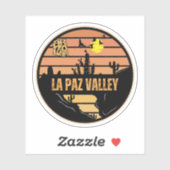 La Paz Valley, Arizona Aufkleber (Blatt)