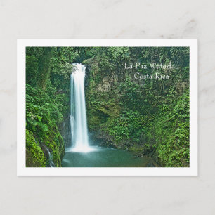 La Paz Wasserfall, Costa Rica Postcard Postkarte